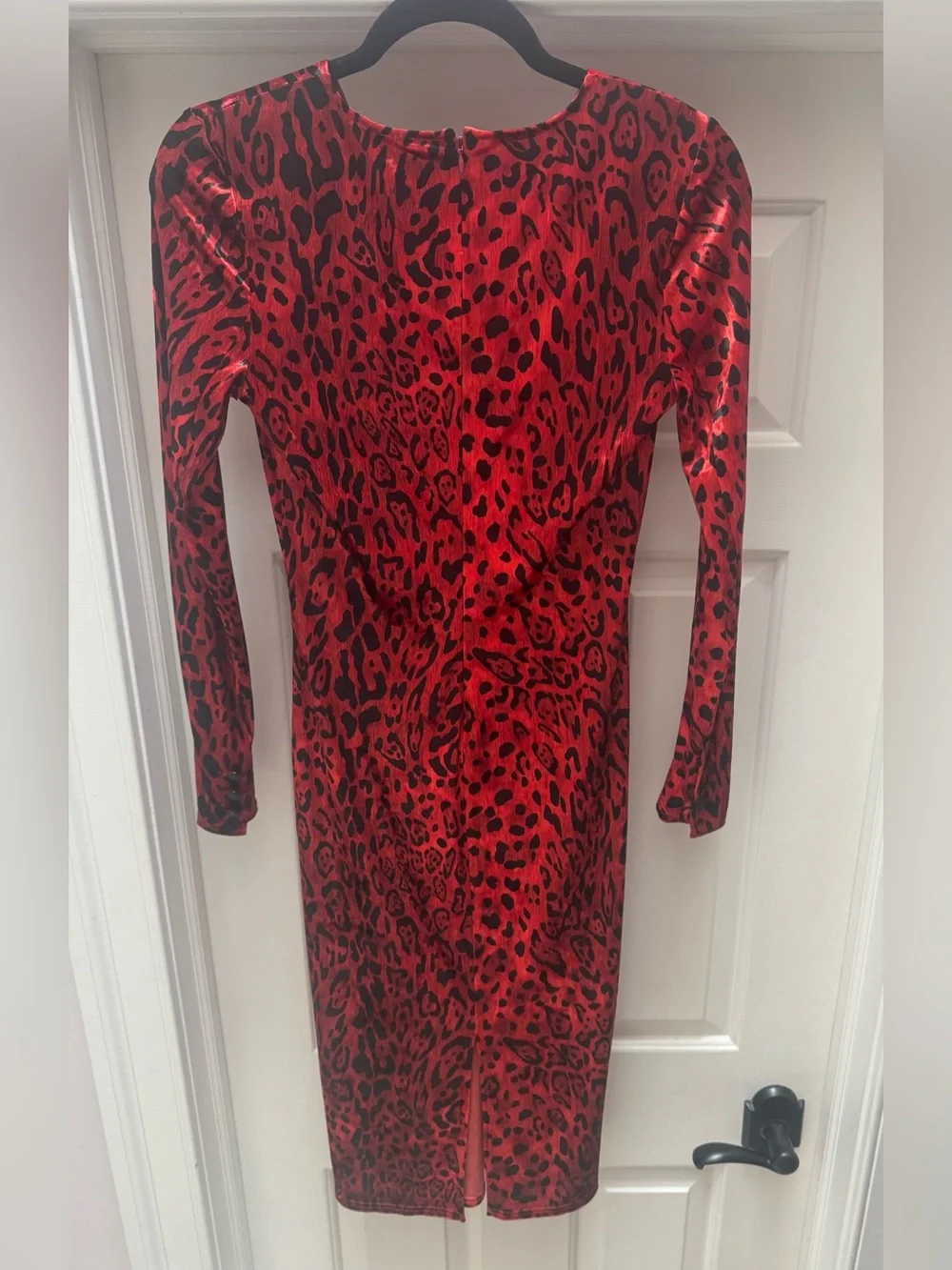 NTW L’AGENCE Liberty Midi Dress Cheetah Print - Picture 8 of 12